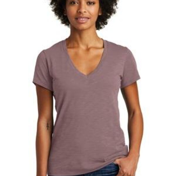 Alternative Women's Weathered Slub So Low V Neck Tee Thumbnail